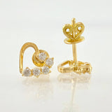 Topos Corazon Medio 1.6gr / 8mm Oro Amarillo 18K *