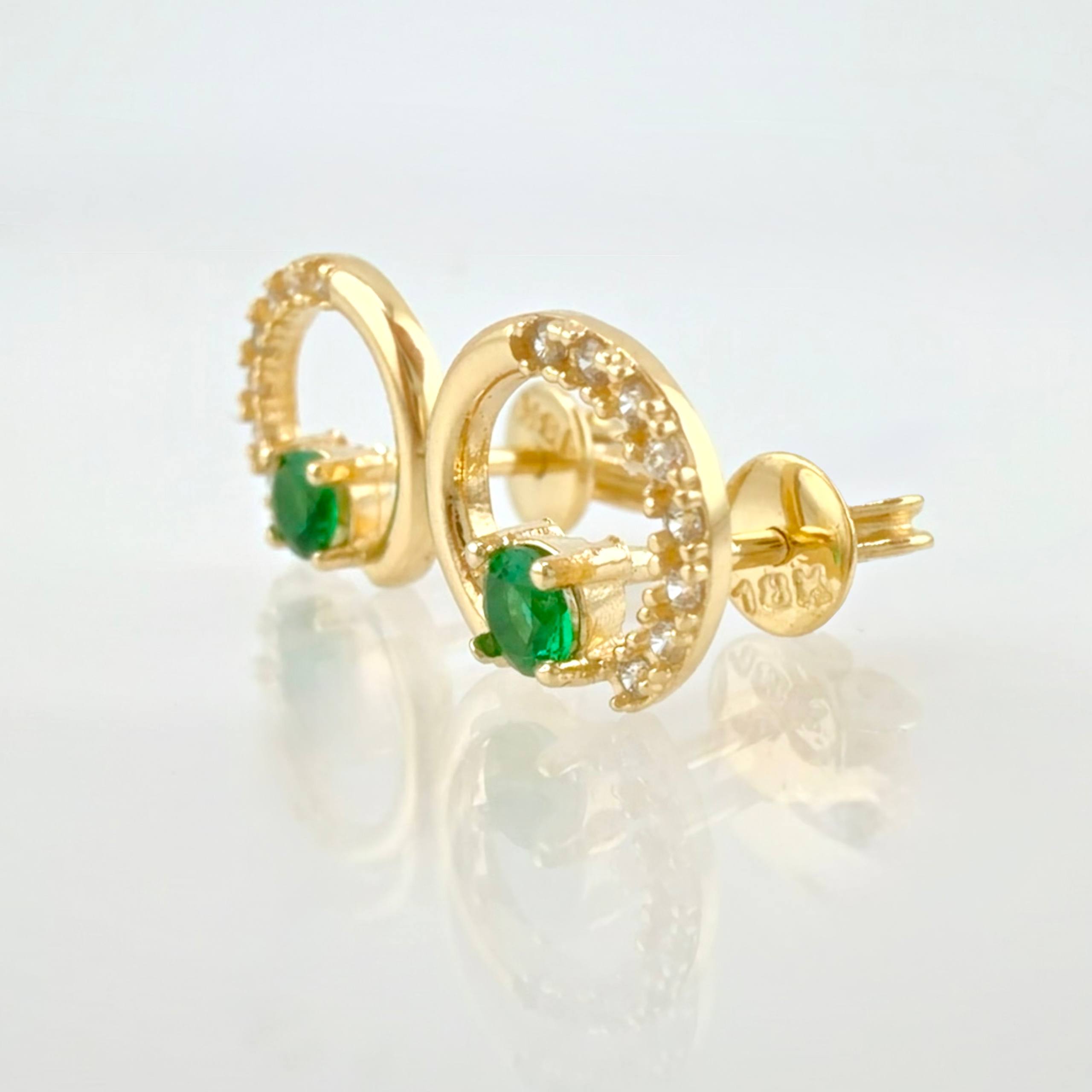 Topos Media Manzana Tupida 2gr / 9mm Oro Amarillo 18K