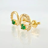 Topos Media Manzana Tupida 2gr / 9mm Oro Amarillo 18K