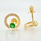 Topos Media Manzana Tupida 2gr / 9mm Oro Amarillo 18K