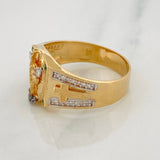 Anillo Arcangel San Miguel 6.3g / T11 1/4 Tres Oros 18K