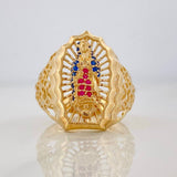 Anillo Virgen de Guadalupe 5.4g / T9 1/4 Oro Amarillo 18K