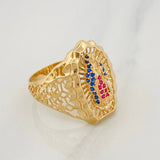 Anillo Virgen de Guadalupe 5.4g / T9 1/4 Oro Amarillo 18K