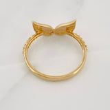 Anillo Alas 1.5g / T5 3/4 Oro Amarillo 18K