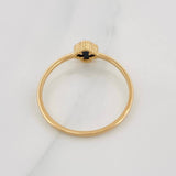 Anillo Trebol 1.25g / T7 3/4 Oro Amarillo 18K