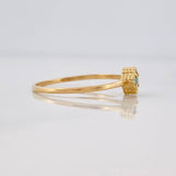 Anillo Trebol 1.2g / T7 1/2 Oro Amarillo 18K