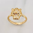 Anillo Pantera 2.2g / T7 Oro Amarillo 18K