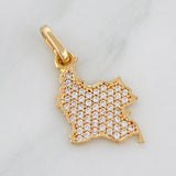 Dije Mapa de Colombia 1.2g / 1.3cm Oro Amarillo 18K
