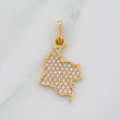 Dije Mapa de Colombia 1.2g / 1.3cm Oro Amarillo 18K