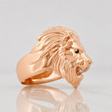 Anillo León 6.3g / T10 Oro Rosa 18K