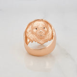 Anillo León 6.3g / T10 Oro Rosa 18K