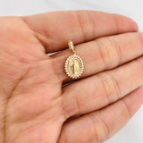 Dije Virgen Milagrosa 1.75g / 1.7cm Oro Amarillo 18K