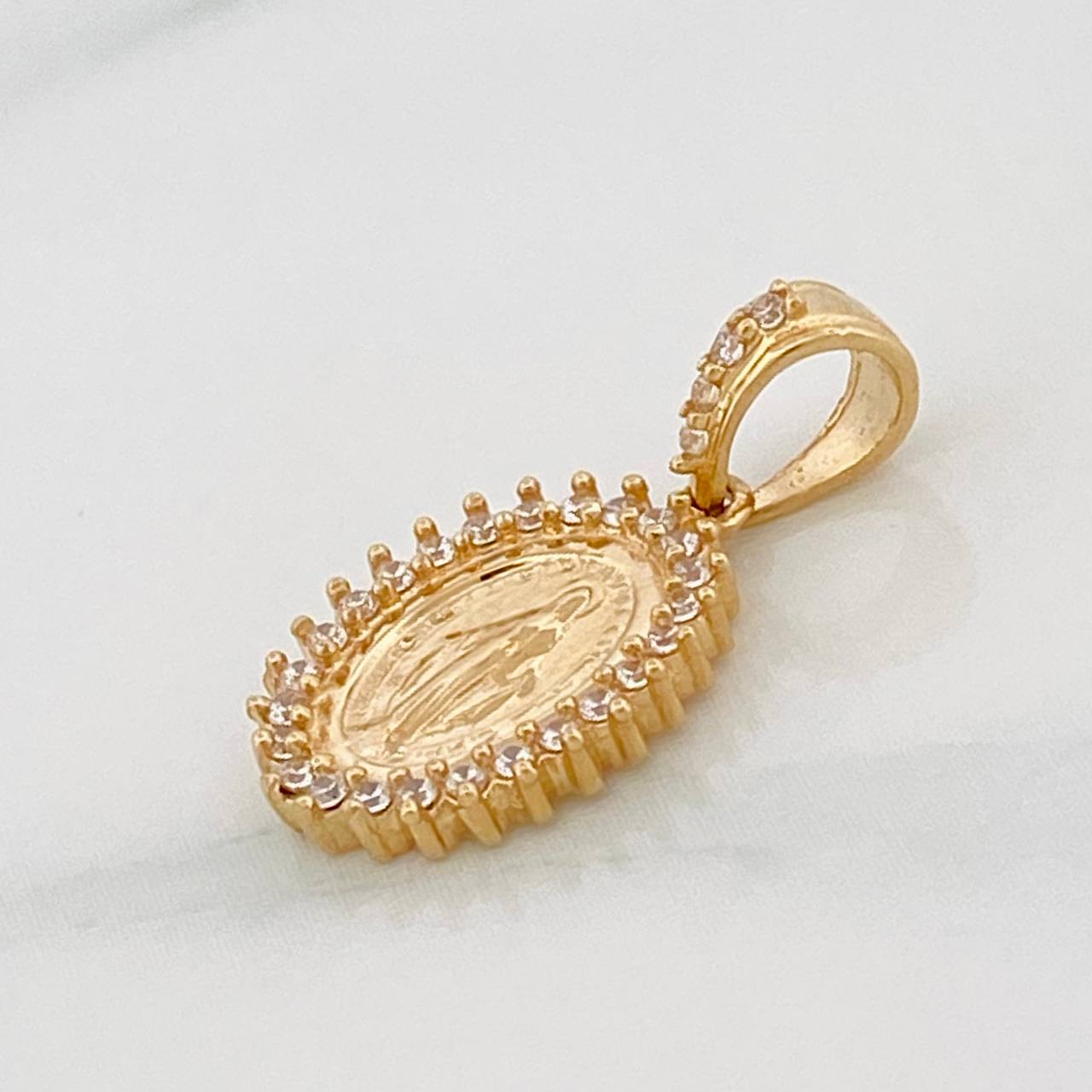 Dije Virgen Milagrosa 1.75g / 1.7cm Oro Amarillo 18K