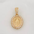 Dije Virgen Milagrosa 1.75g / 1.7cm Oro Amarillo 18K