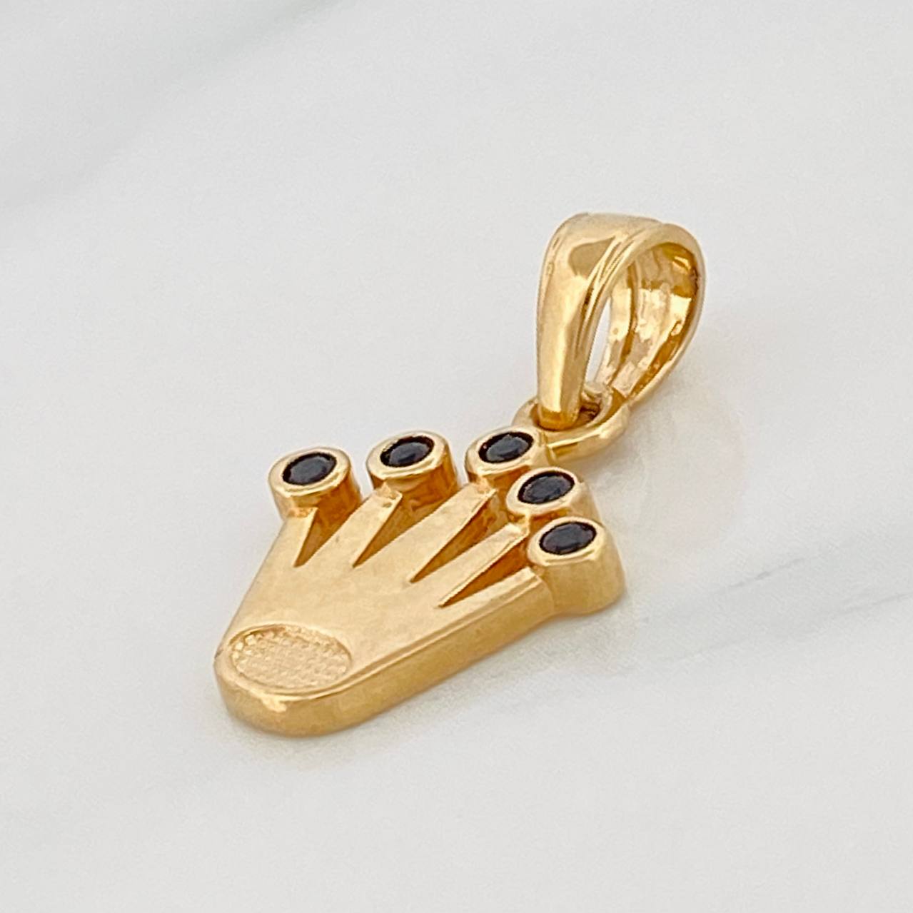 Dije Corona 1.2g / 1.7cm Oro Amarillo 18K
