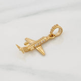 Dije Avión 1.2g / 2cm Oro Amarillo 18K