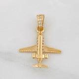Dije Avión 1.2g / 2cm Oro Amarillo 18K