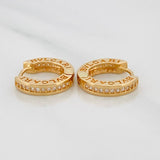 Candongas Bv 3.95g / 1.4cm Oro Amarillo 18K