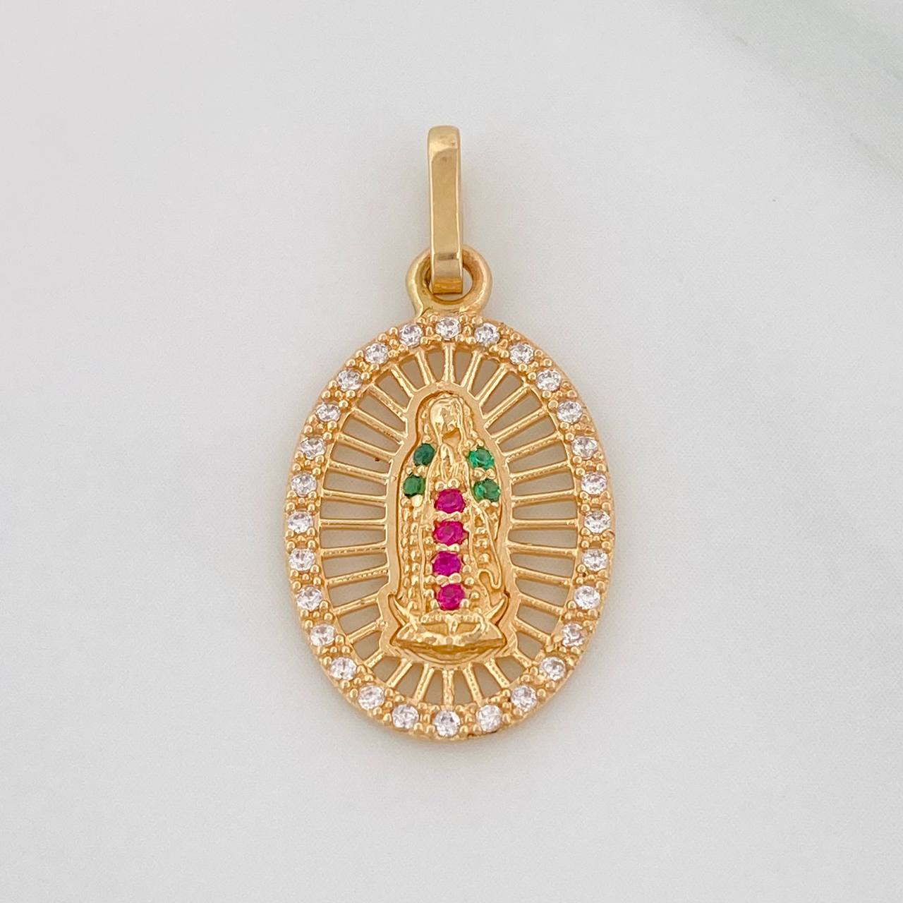 Dije Virgen de Guadalupe 1.65g / 2.5cm Oro Amarillo 18K