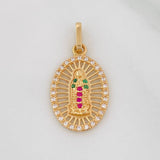 Dije Virgen de Guadalupe 1.65g / 2.5cm Oro Amarillo 18K