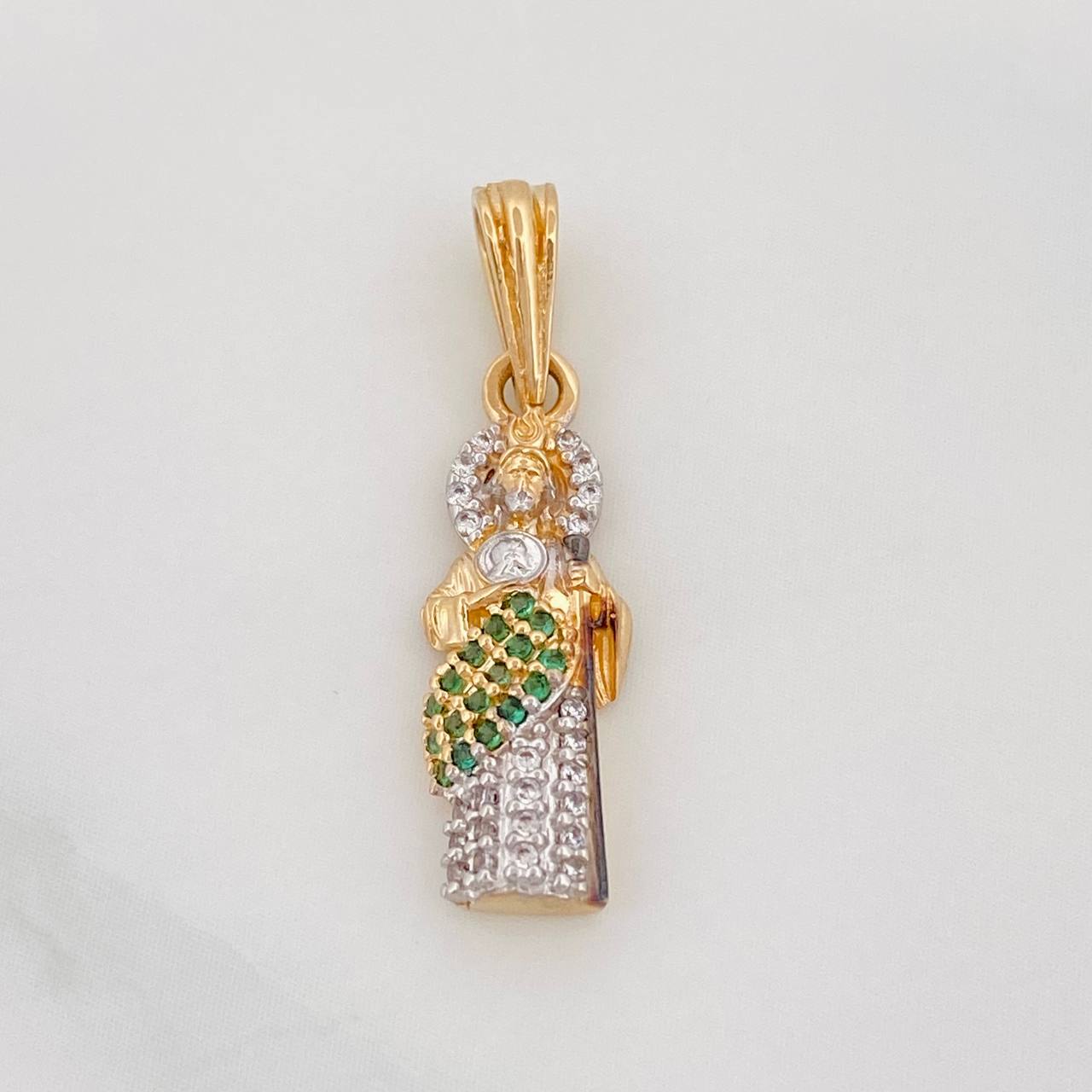 Dije San Judas Tadeo 1.45g / 2.2cm Tres Oros 18K