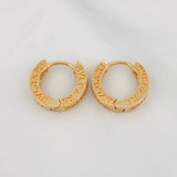 Candongas Bv 3.95g / 1.4cm Oro Amarillo 18K