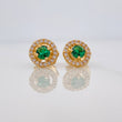 Topos Halo Circulo 2.3g / 8.3mm Oro Amarillo 18K