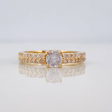 Anillo Solitario Churumbela 3.2g / T7 Oro Amarillo 18K