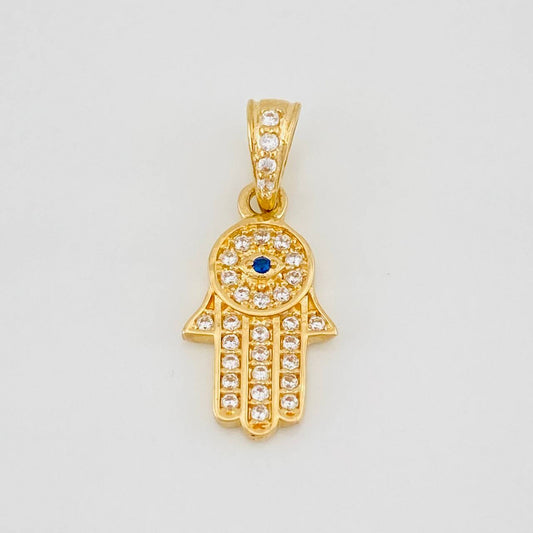 Dije Mano Hamsa 1.2g / 2cm Oro Amarillo 18K