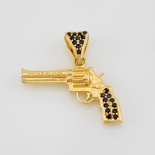 Dije Pistola 2.8g / 2cm Oro Amarillo 18K