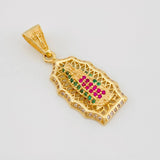 Dije Virgen de Guadalupe 3.4g / 3.2cm Oro Amarillo 18K