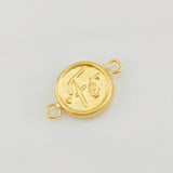 Herraje Fe 0.5g / 1.6cm Oro Amarillo 18K
