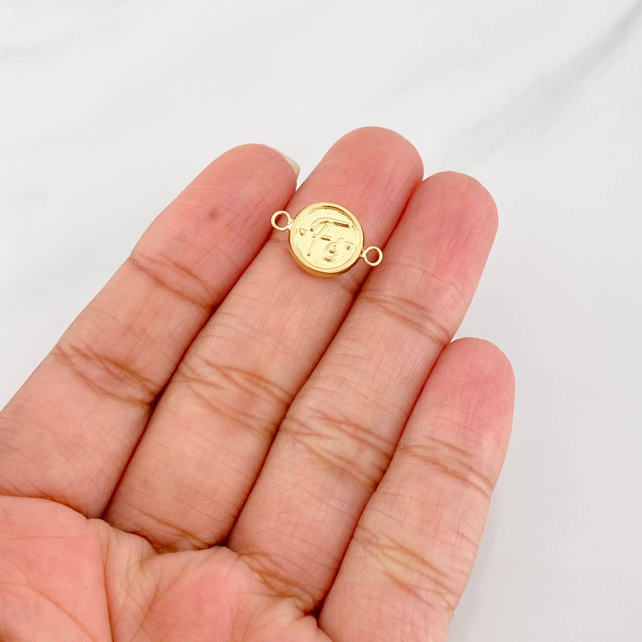 Herraje Fe 0.5g / 1.6cm Oro Amarillo 18K