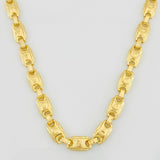 Cadena Cadena Rustica Corona 18.95g / 60cm / 5.7mm Oro Amarillo 18K