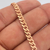 Pulso Cubana Monaco 6.35gr / 19cm / 5mm Oro Rosa +4 18K $