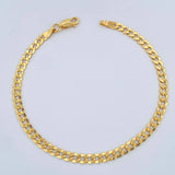 Pulso Cubano 2.75gr / 19.3cm / 3mm Oro Amarillo +1 18K $