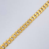 Pulso Cubano 2.85gr / 19.5cm / 4mm Oro Amarillo +1 18K $