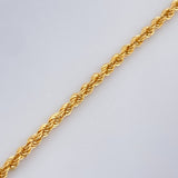 Pulso Lazo 1.5gr / 20cm / 2mm Oro Amarillo +3 18K $