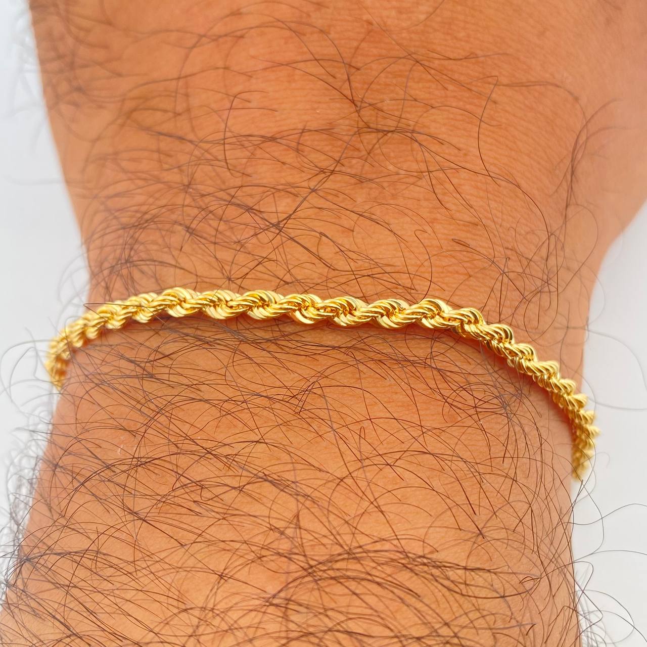 Pulso Lazo 2.9gr / 19cm / 3mm Oro Amarillo +3 18K $