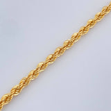 Pulso Lazo 2.9gr / 19cm / 3mm Oro Amarillo +3 18K $