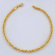 Pulso Lazo 2.9gr / 19cm / 3mm Oro Amarillo +3 18K $
