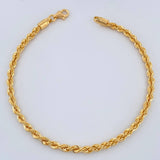 Pulso Lazo 2.9gr / 19cm / 3mm Oro Amarillo +3 18K $
