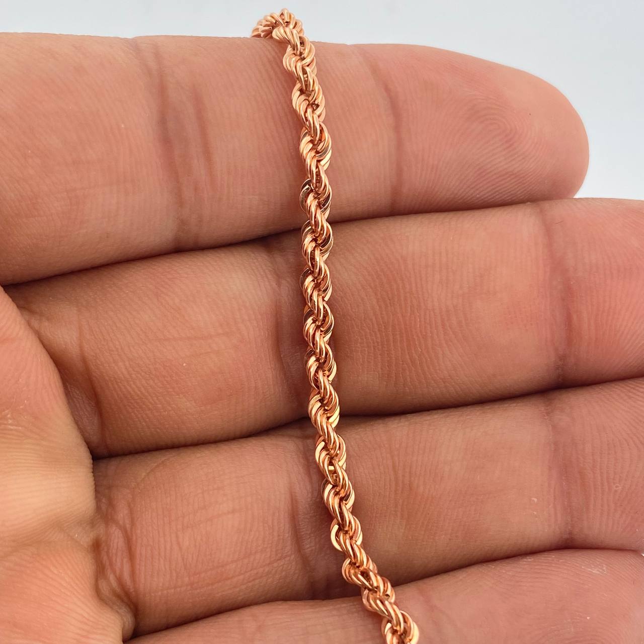 Pulso Lazo 2.8gr / 19cm / 3mm Oro Rosa +3 18K $