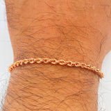 Pulso Lazo 2.8gr / 19cm / 3mm Oro Rosa +3 18K $