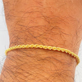 Pulso Lazo 1.8gr / 18.8cm / 3mm Oro Amarillo +3 18K $