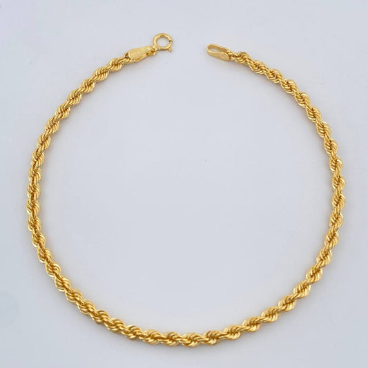 Pulso Lazo 1.2gr / 19cm / 2mm Oro Amarillo +3 18K $