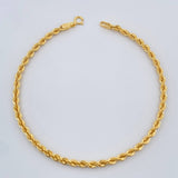 Pulso Lazo 1.8gr / 18.8cm / 3mm Oro Amarillo +3 18K $