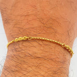 Pulso Lazo Veneciana 2.4gr / 19cm / 2mm Oro Amarillo +3 18K $