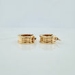 Candongas Lineas Bv 4.2gr / 1.5cm / Oro Amarillo 18K