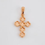Dije Trebol Diamantado 2.25g / 3cm Oro Rosa 18K